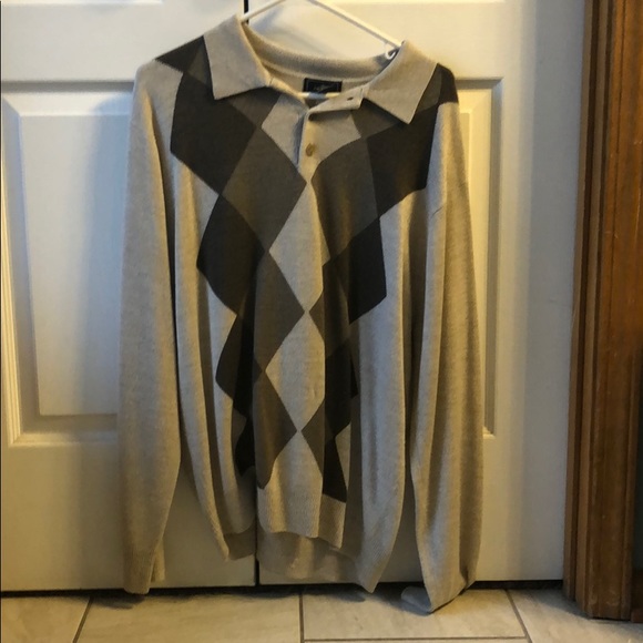 Men’s Dockers Long Sleeve Argyle Shirt - Like New - Picture 1 of 3